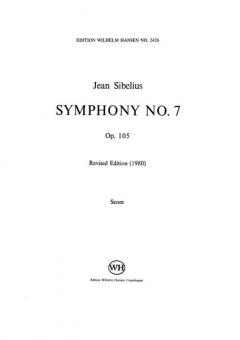 Symphony No.7 Op. 105 von Jean Sibelius 
