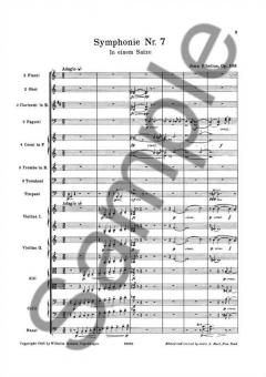 Symphony No.7 Op. 105 von Jean Sibelius 