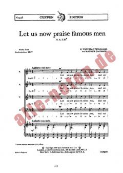 Let Us Now Praise Famous Men (Ralph Vaughan Williams) 