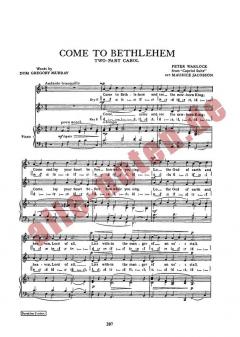 Come To Bethlehem (Peter Warlock) 
