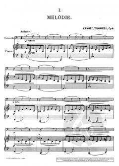 12 Morceaux faciles op. 4 Band 1 von Arnold Trowell 