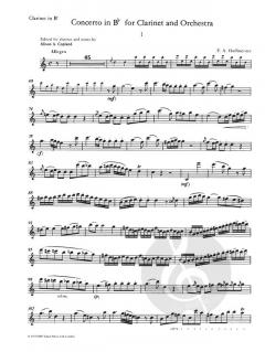 Klarinetten-Konzert in B von Franz Anton Hoffmeister im Alle Noten Shop kaufen