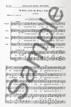 O Lord, Grant The King A Long Life von William Child 