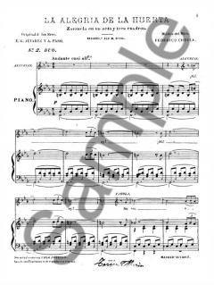 Duo de La Alegria de la Huerta von Federico Chueca 