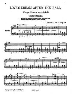 Czibulka, A Love's Dream After The Ball Intermezzo Piano 