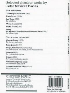 Naxos String Quartet No. 1 von Peter Maxwell Davies 