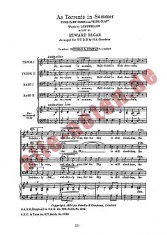 As Torrents In Summer von Edward Elgar 