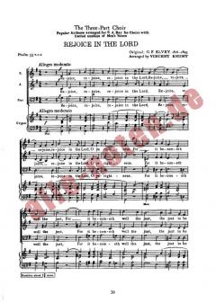 Elvey, G Rejoice In The Lord SAB/Organ 