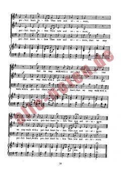 Farrant Lord, For Thy Tender Mercies' Sake SAB 