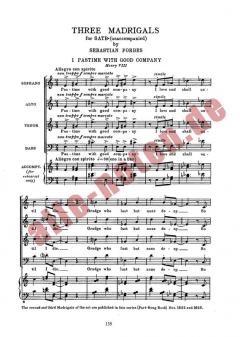 Three Madrigals No. 1 von Sebastian Forbes 