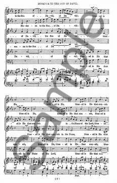 O Hosanna To The Son Of David von Gibbons 