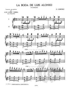 La Boda de Luis Alonso von Geronimo Gimenez 