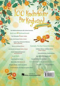 100 Kinderlieder für Keyboard: Weihnachten 