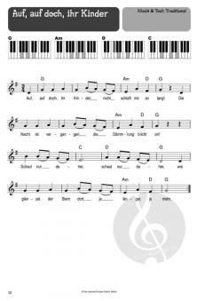 100 Kinderlieder für Keyboard: Weihnachten 