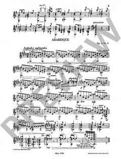 Canzoncina - Arabesque op. 6/1 u. 2 von Terry Usher 