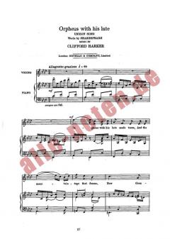 Orpheus And His Lute von Clifford Harker 