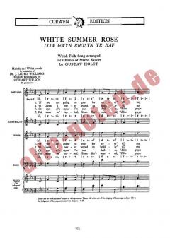 White Summer Rose (Gustav Holst) 
