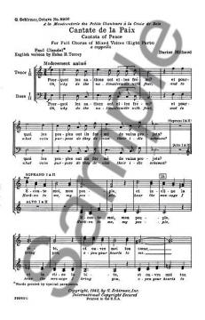 Cantate de La Paix (Darius Milhaud) 