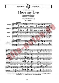 I Love My Love (Gustav Holst) 