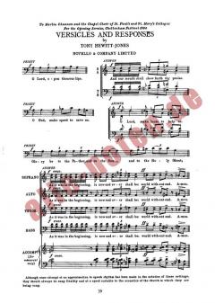Versicles And Responses von Thomas Hewitt Jones 