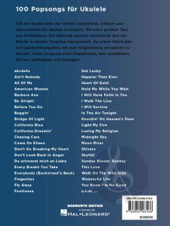 100 Popsongs fuer Ukulele 