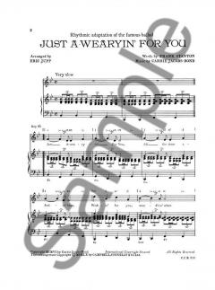 Just A-Wearyin' for You 