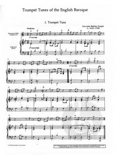 Trumpet Tunes of the English Baroque im Alle Noten Shop kaufen