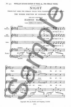 Night von Hamish MacCunn 