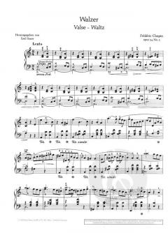 Walzer a-Moll op. 34/2 von Frédéric Chopin 