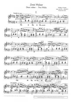 Walzer und h-Moll As-Dur op. 69 No. 1/2 von Frédéric Chopin 