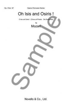 O'Isis And Osiris von Wolfgang Amadeus Mozart 