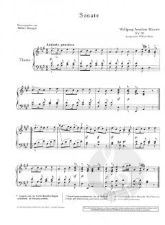 Sonate A-Dur KV 331 von Wolfgang Amadeus Mozart 