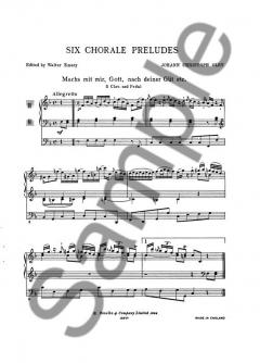 6 Chorale Preludes for Organ von Johann Christoph Oley 