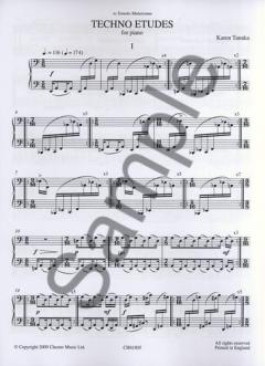 Techno Etudes for Piano von Karen Tanaka 