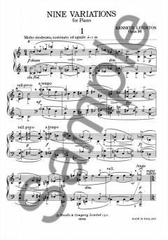 Nine Variations Op. 36 von Kenneth Leighton 