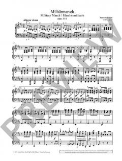 Militärmarsch D-Dur op. 51/1 D 733/1 von Franz Schubert 