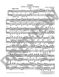 Sonate facile D-Dur op. 6 von Ludwig van Beethoven 