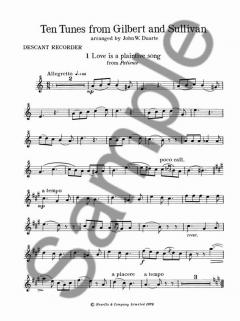 10 Tunes From Gilbert & Sullivan von John Duarte 