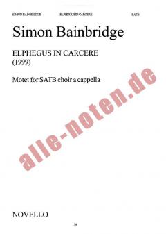 Elphegus In Carcere von Simon Bainbridge 