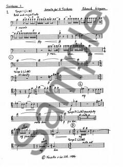 Sonata For Four Trombones von Edward Gregson 