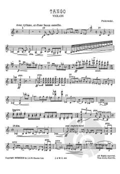 Tango For Violin And Piano von Poldowski im Alle Noten Shop kaufen