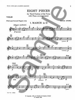 Eight Pieces In 3rd Position von David Stone 