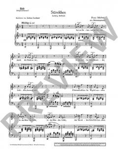 Zwei Ständchen D 957/4 / D 889 von Franz Schubert 