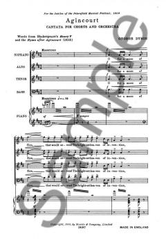 Agincourt von George Dyson 