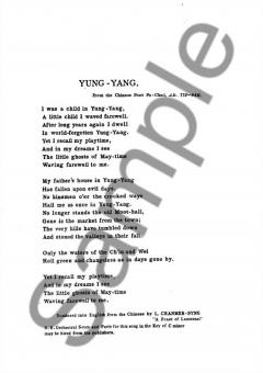 Yung-yang von Granville Bantock 