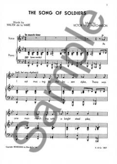 Song Of Soldiers In B Flat von Victor Hely-Hutchinson 