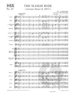 The Sleigh Ride KV 605/3 von Wolfgang Amadeus Mozart 