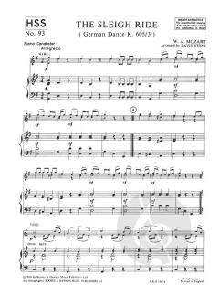 The Sleigh Ride KV 605/3 von Wolfgang Amadeus Mozart 