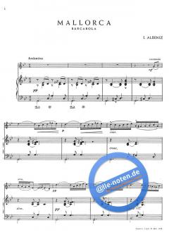 Mallorca Barcarola von Isaac Albeniz 