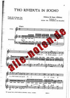 Seis Baladas For Voice And Piano von Isaac Albeniz 